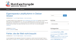 Desktop Screenshot of hirnfasching.de