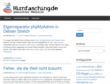 Tablet Screenshot of hirnfasching.de